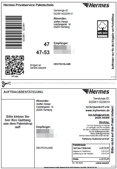 hermes post pforzheim|hermes schein kaufen.